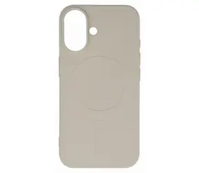 Hurtel Silikonhülle mit MagSafe für iPhone 16e/17e, beige / Hülle / MagSafe / Silikon