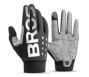 Rockbros Isolierte Fahrradhandschuhe Schwarz-Grau / Größe XXL / Lange Finger