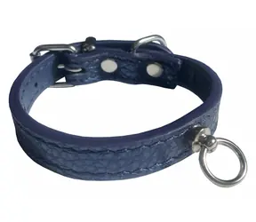 Huhubamboo Metallhalsband blau XS / Hundehalsband / Für Greyhounds / 14 mm x 16-22 cm