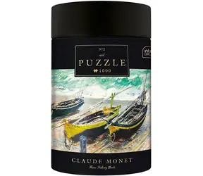 INTERDRUK Puzzle Art 2: Drei Fischerboote / 1000 Teile / 67 x 48 cm