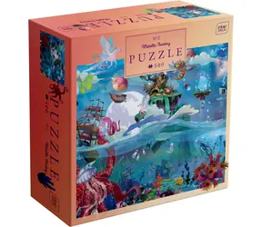 INTERDRUK Puzzle Metallic Fantasy: Wunderland / 500 Teile / 47 × 33 cm