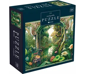 INTERDRUK Puzzle Geheimer Garten: Vergessener Garten / 500 Teile / 47 x 33 cm
