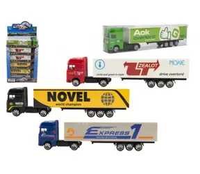 TEDDIES LKW mit Sattelauflieger / LKW-Modell / Metall und Kunststoff / 19,5 x 4,5 x 2,8 cm