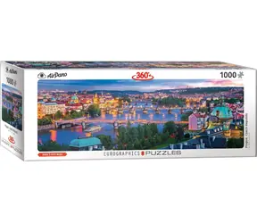 EUROGRAPHICS Panoramapuzzle Prag, Tschechisch Republik / 1000 Teile / 99 x 33 cm