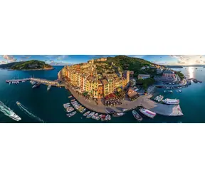 EUROGRAPHICS Panoramapuzzle Porto Venere, Italien / 1000 Teile / 99 x 33 cm