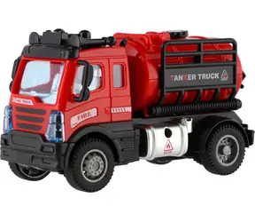 TEDDIES Feuerwehrwagen mit Tank / Rückziehmechanismus / 12 cm