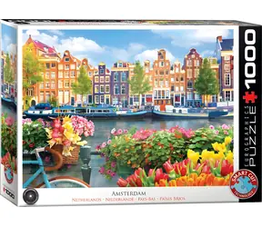 EUROGRAPHICS Puzzle Amsterdam, Niederlande / 1000 Teile / 68 × 48 cm