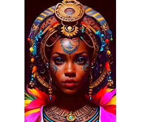 Norimpex Diamantmalerei Afrikanische Frau III / 30x40 cm
