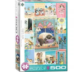 EUROGRAPHICS Puzzle Katzenleben XL / 500 Teile