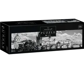 INTERDRUK Panorama-Puzzle Prag / 1000 Teile / 96 × 32 cm