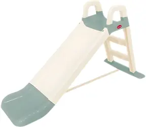 DOLONI Rutsche 140 cm weiß-grün / Höhe 85 cm / Breite der Gleitfläche 38 cm