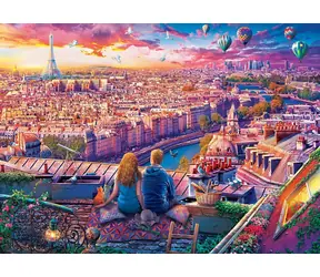 EUROGRAPHICS Puzzle Dächer von Paris / 1000 Teile / 68 × 48 cm