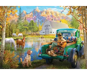 EUROGRAPHICS Puzzle Singender See / 1000 Teile / 68 x 48 cm