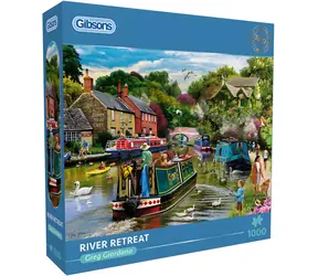 GIBSONS Puzzle „Ruhe am Fluss“ / 1000 Teile