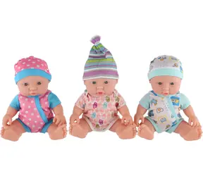 TEDDIES Babypuppe mit Geräuschen / 25 cm / Farbmix / Batterien enthalten