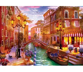 EUROGRAPHICS Puzzle Sonnenuntergang über Venedig / 1000 Teile / 67,63 × 48,89 cm