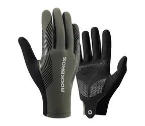 Rockbros 16110006002 grün/schwarz / Fahrradhandschuhe / gepolstert / Größe M