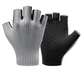 Rockbros Radhandschuhe mit kurzen Fingern, grau, XXL / Radhandschuhe / Atmungsaktiv
