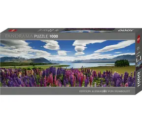 HEYE Panorama-Puzzle Lake Tekapo, Neuseeland / 1000 Teile / 94 x 33 cm