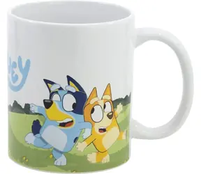 STOR Keramikbecher 325 ml Bluey / Kinderbecher / Keramik / Bluey-Motiv