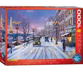 EUROGRAPHICS Puzzle Heiligabend in Paris / 1000 Teile / 67,6 x 48,9 cm
