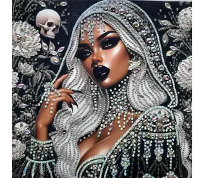 Norimpex Diamantmalerei Mulatte aus Diamanten / 30x40 cm