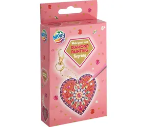 MOXY Diamantmalerei Herzanhänger - Mandala / ab 6 Jahren