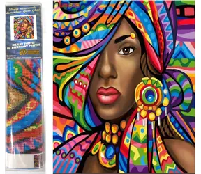 Norimpex Diamantmalerei Afrikanische Frau / 30x40 cm