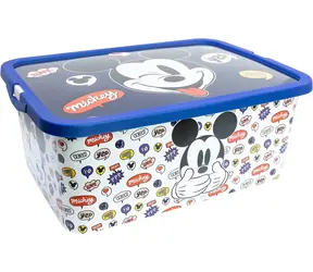 STOR Aufbewahrungsbox 13 l Mickey / 38,7 x 28,7 x 15 cm / Kunststoff