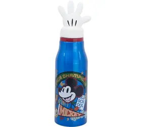 STOR Aluminium-Trinkflasche Mickey Mouse 690 ml / Trinkflasche / Aluminium / Schraubverschluss / BPA-frei