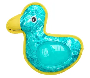 Huhubamboo Schwimmende Spielzeugente aus TPR / Hundespielzeug / Wassergefüllt