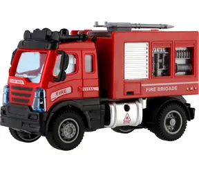 TEDDIES Rückzieh-Feuerwehrauto / 13 cm / ab 3 Jahren