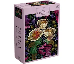 INTERDRUK Puzzle Blumen: Bunte Blumen / 1000 Teile / 48x67 cm