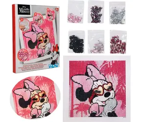 SLAMMER Diamantmalerei Minnie Maus / 19x19 cm