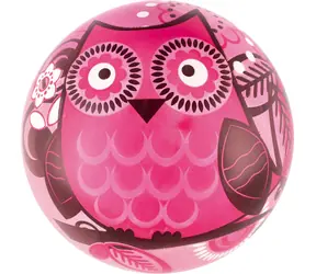 Eulenball / Kindergummiball /  22 cm