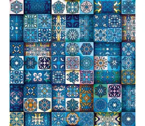 MAGNOLIA Puzzle Retro-Muster / 1023 Teile / 60 x 60 cm