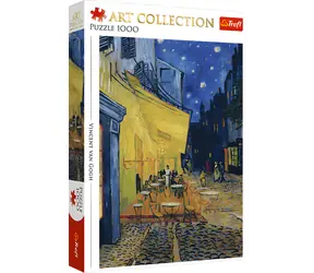Trefl Puzzle-Kunstkollektion: Caféterrasse am Abend / 1000 Teile / 48 x 68,3 cm