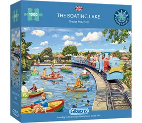 GIBSONS Puzzle Bootssee / 1000 Teile / 68 x 49 cm