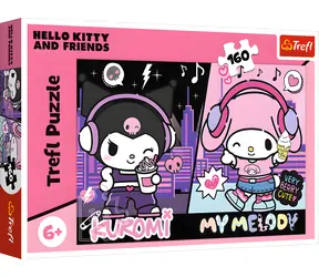 Trefl Puzzle Kuromi reitet / 160 Teile / 41 x 27,8 cm