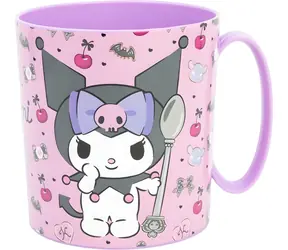 STOR Plastikbecher 390 ml Kuromi / Kinderbecher / Mikrowellengeeignet