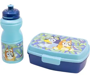 STOR 2-in-1 Bluey Essset / Flasche 0,38 l + Snackbox