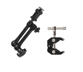 Hurtel Klemmhalterung für Kamera und Mikrofon / Halter / Universalhalterung