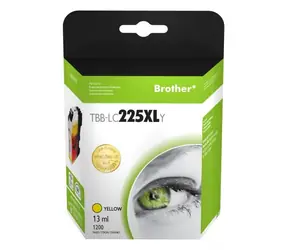TB Alternativtinte kompatibel mit Brother LC225XL / 1200 Ausdrucke / 13 ml / gelb