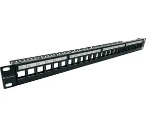 Conexpro Patchpanel, modular, 24 Ports / Patchpanel / 19" / 1 HE / unbestückt