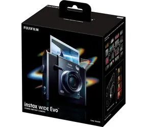 Fujifilm INSTAX WIDE Evo schwarz / Sofortbildkamera / CMOS / Bluetooth 5.1