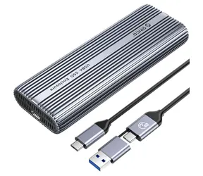 Orico externes Gehäuse für M.2 NVMe SSD (Metall) / Externes Gehäuse für SSD / USB-C 40 Gbit/s / mit Lüfter
