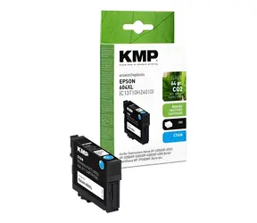 KMP T10H2 604XL blau / Generalüberholte Tintenpatrone / Ersatz für Epson 604XL / 5 ml / 350 Seiten