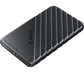 Orico Externes Gehäuse für 2,5"-SATA-Laufwerke, schwarz / Gehäuse für HDD/SSD / SATA / USB 3.1