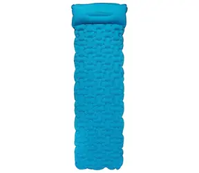 Spokey Luftbettkissen Big blau / Aufblasbare Matratze / 213 x 62 x 6 cm / R- Value 2,5