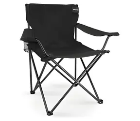 Spokey ANGLER schwarz / Camping-Klappstuhl